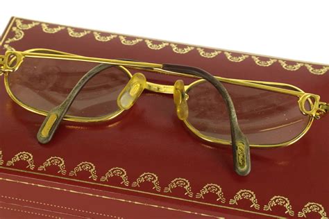 cheap cartier glasses gold frame|cartier eyeglass frames discount.